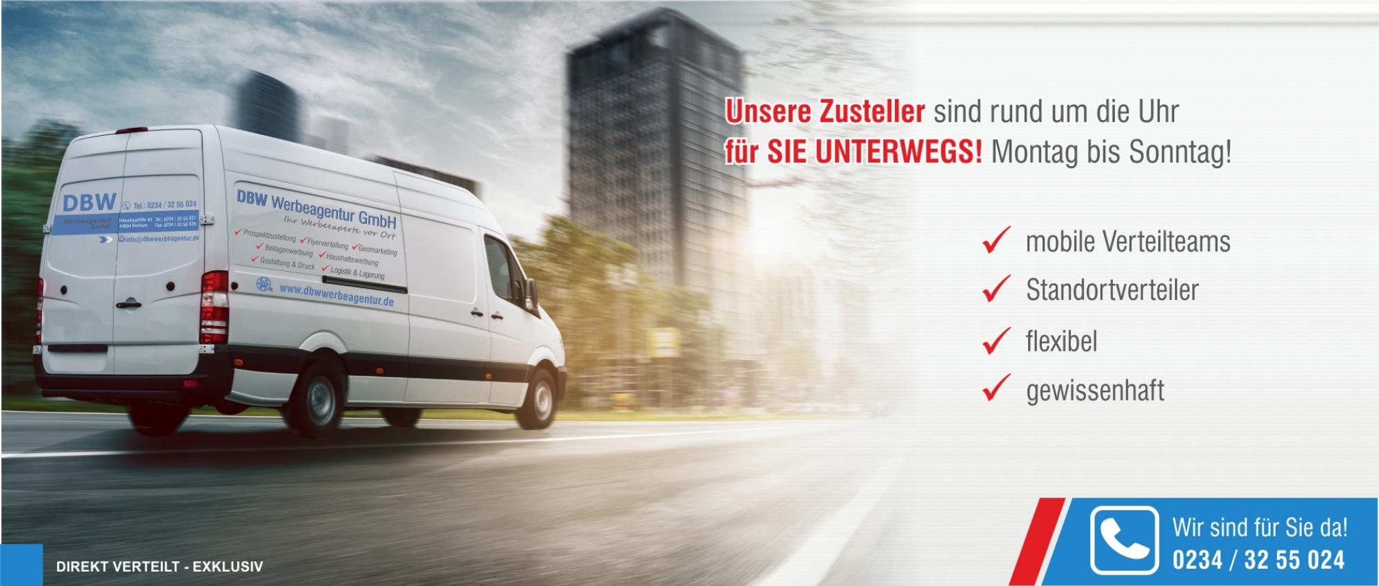 Zusteller Verteildienst